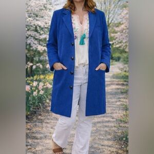 JCPenney Blue Blazer Coat